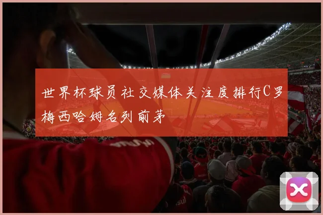 世界杯球员社交媒体关注度排行C罗梅西哈姆名列前茅